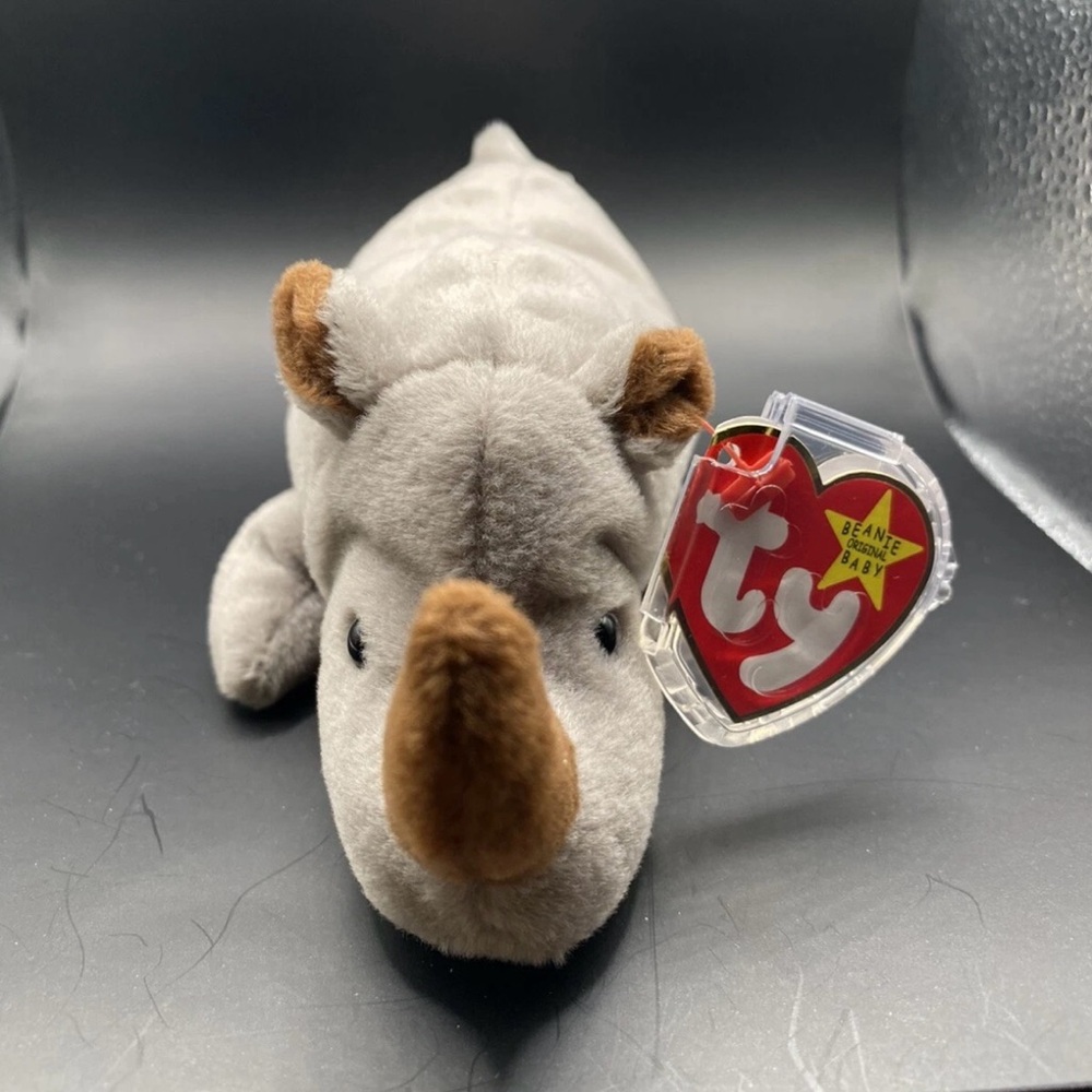 Spike the Rhino Ty Beanie Baby NWT